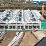 Строительство депо LRT: в Астане заявили о готовности объекта на 50 процентов