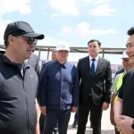 Президент ознакомился с реализацией экопроекта по управлению озером Иссык-Куль