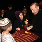 Президент Турции Реджеп Тайип Эрдоган прибыл в Ашхабад