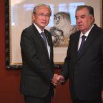 Президент Республики Таджикистан Эмомали Рахмон встретился с Председателем Межпарламентской группы дружбы и сотрудничества “Таджикистан-Япония”, членом Палаты представителей парламента Японии Кейджи Фуруя