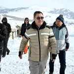 Садыр Жапаров и основатель Binance Чанпэн Чжао посетили Жыргалан