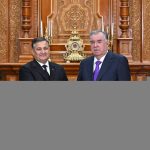 Президент Республики Таджикистан Эмомали Рахмон принял Заместителя Председателя Кабинета Министров Туркменистана Тангрыгулы Атахаллыева