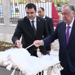 Глава государства Эмомали Рахмон в городе Худжанде сдал в эксплуатацию административное здание Торгово-промышленной палаты Согдийской области