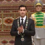 Г.Бердымухамедов поздравил сына с 4-летием вступления в должность