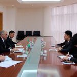 Встреча в МИД Туркменистана с Заместителем министра иностранных дел Республики Корея