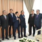 Глава государства Эмомали Рахмон в Исфаре в дистанционном формате ознакомился с проектом освоения неиспользуемых земель, насосной станции, холодильной камеры, цеха по упаковке фруктов и животноводческого хозяйства
