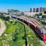 Между китайским городом Чжанцзякоу и Центральной Азией начали курсировать грузовые поезда по определенному графику