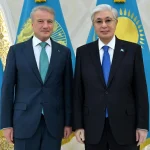 Касым-Жомарт Токаев принял председателя правления Сбербанка Германа Грефа