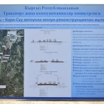 Садыр Жапаров проинспектировал строительство автодороги Ош – Кара-Суу