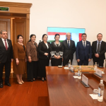 Заместитель Председателя Маджлиси намояндагон встретилась с делегацией сенаторов Группы дружбы французского Сената «Франция — Центральная Азия»