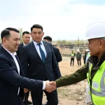 Марлен Маматалиев ознакомился со строительством соцобъектов на Иссык-Куле