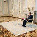 Президент Республики Таджикистан Эмомали Рахмон дал интервью журналисту Информационного агентства «Синьхуа» Китайской Народной Республики Ань Сяомэнь