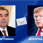 Президент Республики Таджикистан Эмомали Рахмон направил поздравительную телеграмму Президенту Соединённых Штатов Америки Дональду Трампу