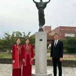 Трое студентов из Туркменистана завершают годичную стажировку в ведущем вузе Японии