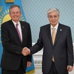 Касым-Жомарт Токаев принял сенатора Конгресса США Стива Дэйнса