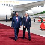 Президент Республики Таджикистан Эмомали Рахмон прибыл в город Бишкек Кыргызской Республики