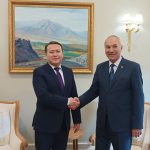 Новый посол Узбекистана в Беларуси нанес визит в посольство Туркменистана