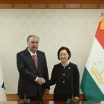 Президент Республики Таджикистан Эмомали Рахмон встретился с Премьер-министром Республики Корея Хан Сон Сук