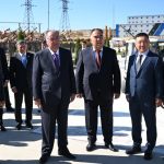 Президент Республики Таджикистан Эмомали Рахмон дал старт производственной деятельности крупного промышленного предприятия по обогащению руды «Адрасмон» в городе Гулистоне