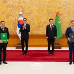 Южная Корея и Туркменистан подкрепили экономический диалог соглашением о защите капитала