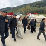 VI ВИК. Первая леди Айгуль Жапарова приехала в Кырчын
