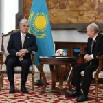 Токаев поздравил Путина с проведением выборов в Госдуму