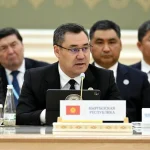 Садыр Жапаров выступил на восьмой Консультативной встрече глав государств ЦА и Азербайджана